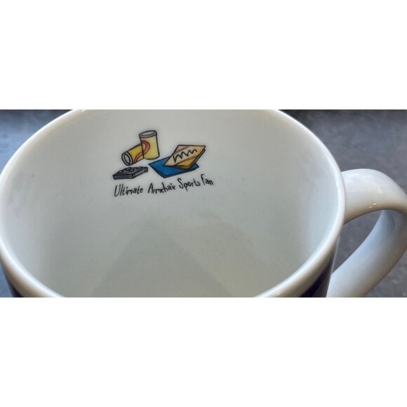 History & Heraldry Fine Porcelain Coffee Tea Mug "Armchair Sports Fan" - Picture 5 of 5